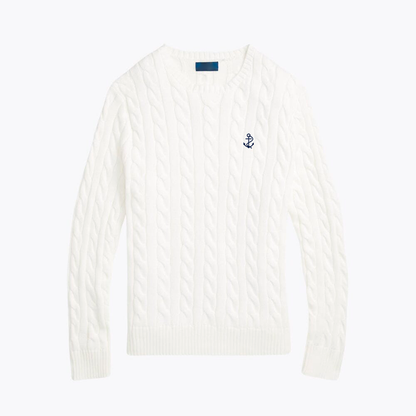 Cable-Knit Cotton Jumper