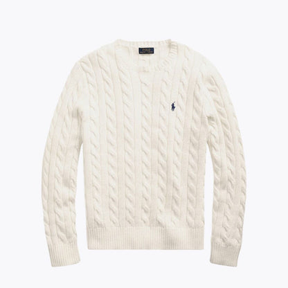 Luxurious Classic Knit Crewneck Sweater