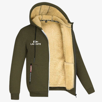 Luxury Winter Sherpa Zip Hoodie