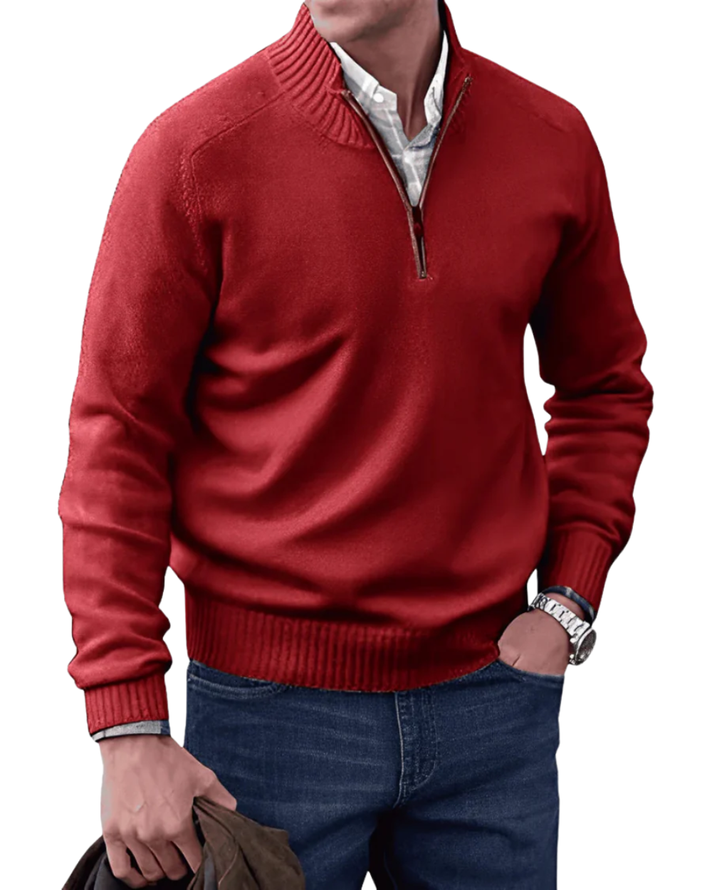 Casual Zip Sweater