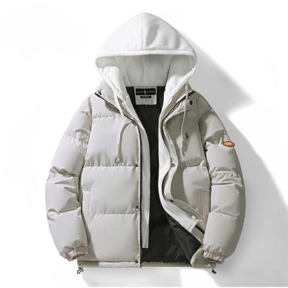 Refined Winter Hooded Puffer Jacket - Sale