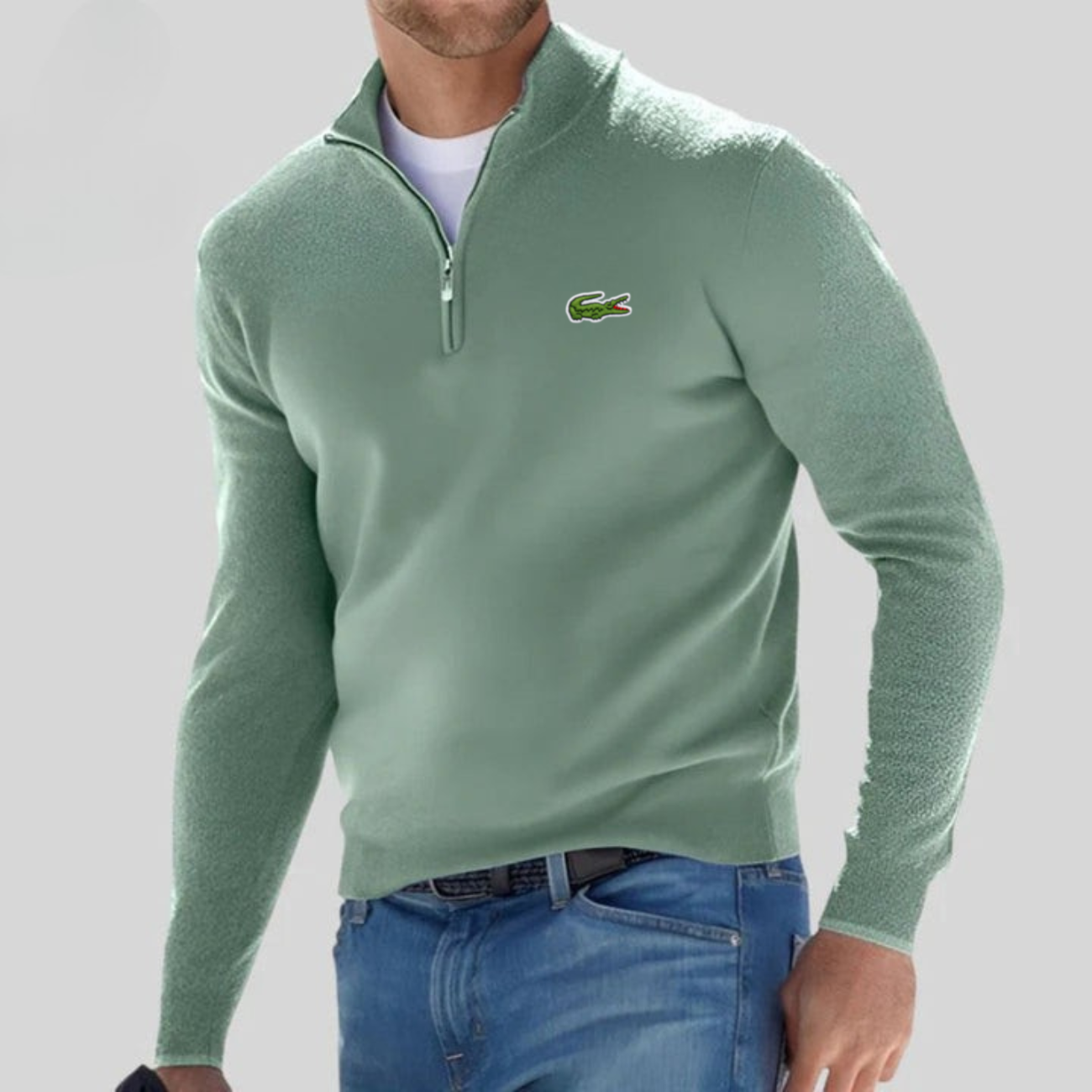 Half-Zipped Sweater