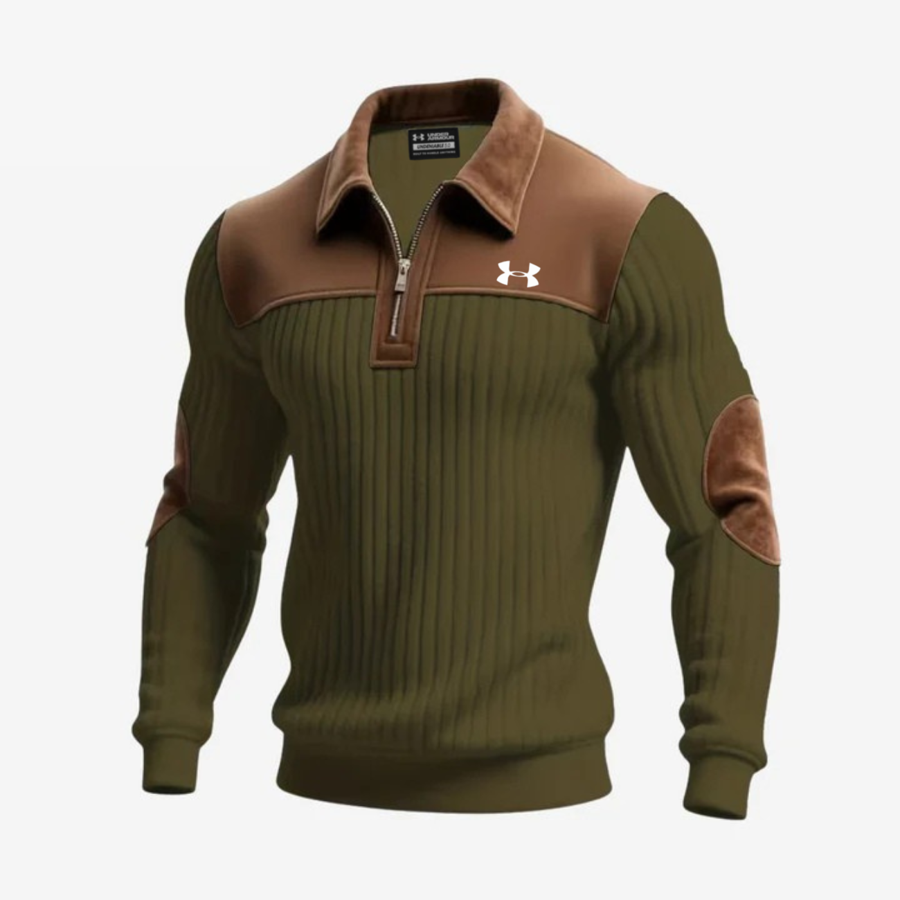 Elegant Zip-Collar Sweater
