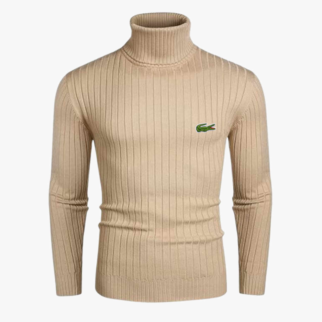 Tailored Slim-Fit Knit Turtleneck || Modern Comfort Collection