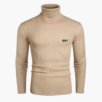 Tailored Slim-Fit Knit Turtleneck || Modern Comfort Collection
