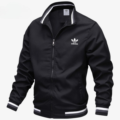 Elevated Casual Men's Bomber Jacket