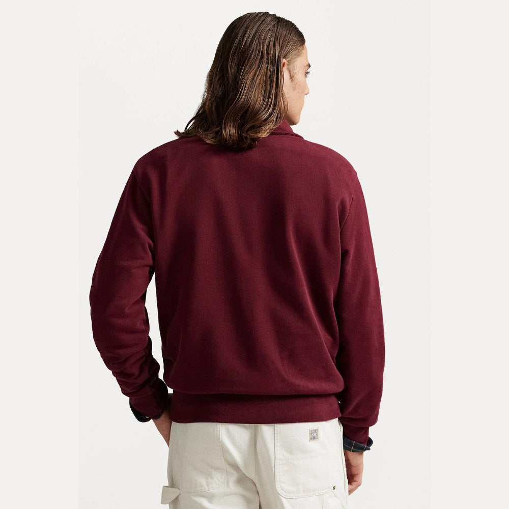Loopback Fleece Collared Luxury Sweatshirt
