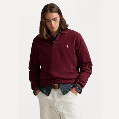 Loopback Fleece Collared Luxury Sweatshirt