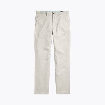Straight-Fit Stretch Cotton Trousers