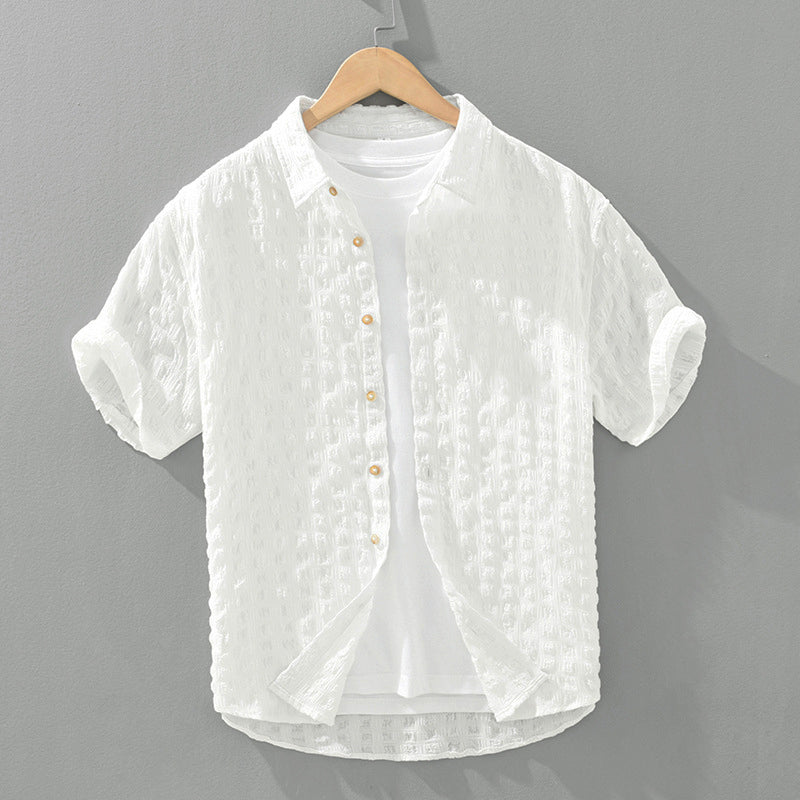 Casual Textured Shirt