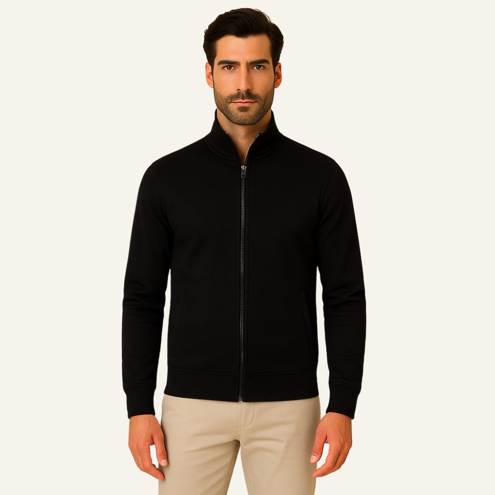 Men's High-Collar Tailored Jacket