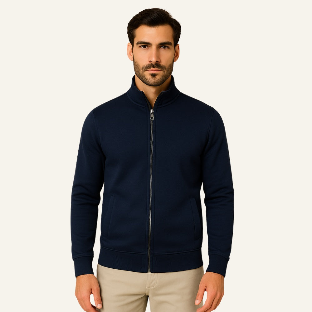Men's High-Collar Tailored Jacket