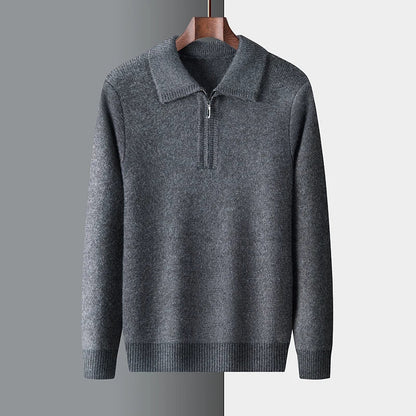 Chic Cashmere Zip Sweater