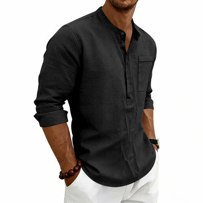 Casual Linen Men's Shirt