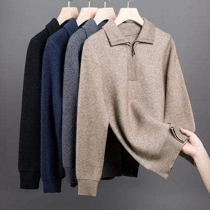 Chic Cashmere Zip Sweater