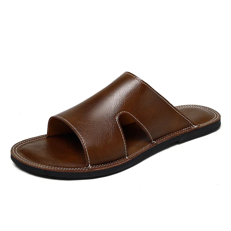 Casual Leather Slippers