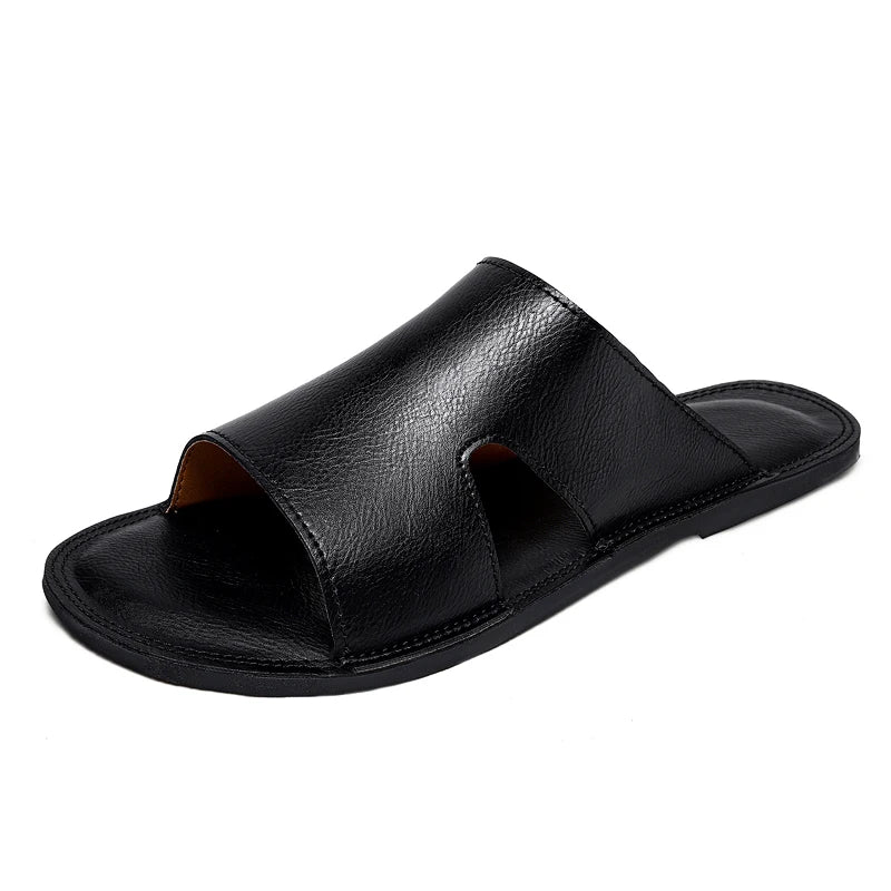 Casual Leather Slippers