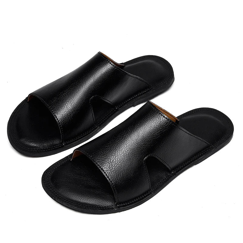 Casual Leather Slippers