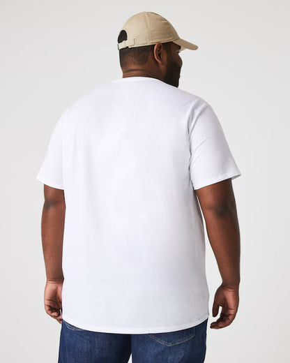 Classic Slim C-Neck T-Shirt in White