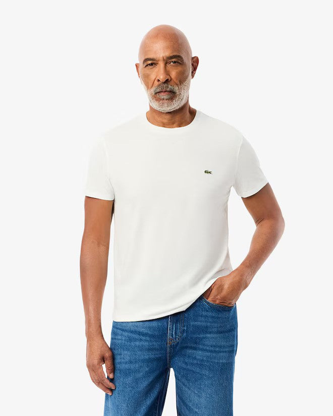 Classic Slim C-Neck T-Shirt in White