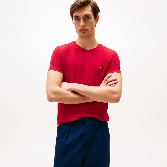 Classic Slim C-Neck T-Shirt - Red