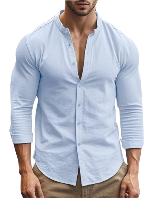Casual Cotton Linen Summer Shirt