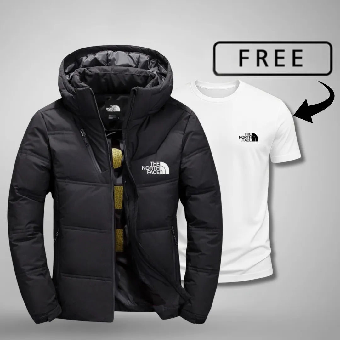 Premium Cold-Weather Puffer™ + Complimentary T-Shirt