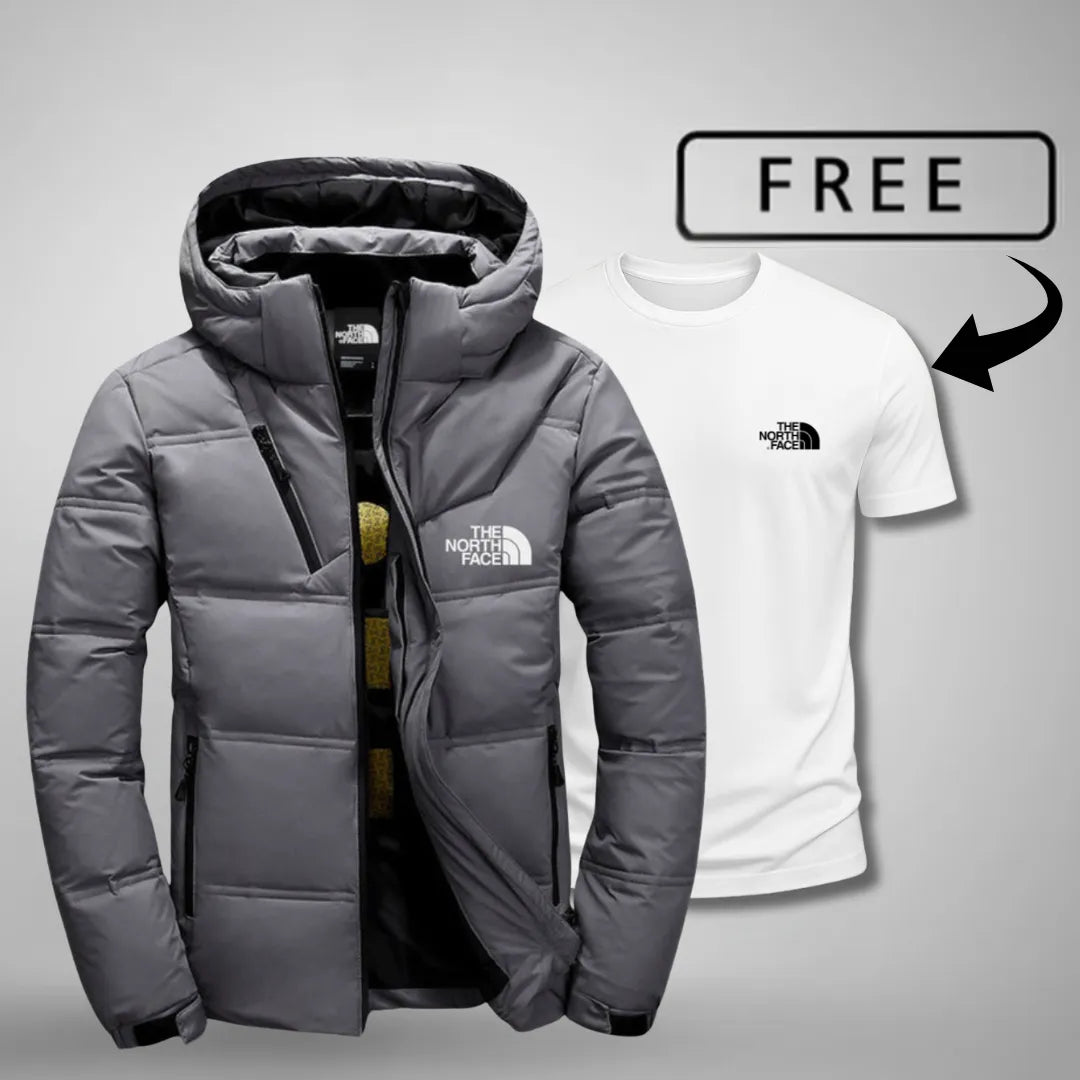 Premium Cold-Weather Puffer™ + Complimentary T-Shirt