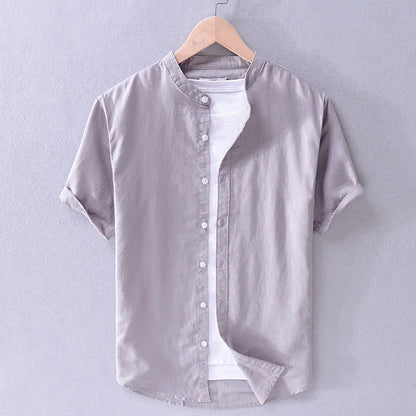Casual Cotton/Linen Men's Shirt