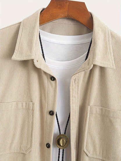 Casual Corduroy Cardigan