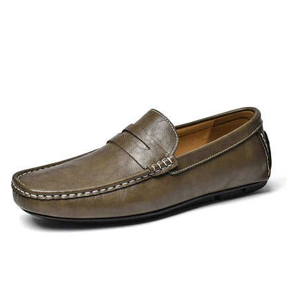 Chic Leather Boat Loafers