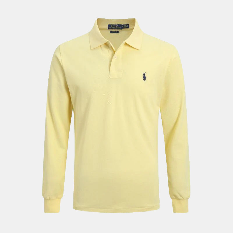Long-Sleeve Premium Polo