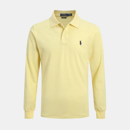 Long-Sleeve Premium Polo