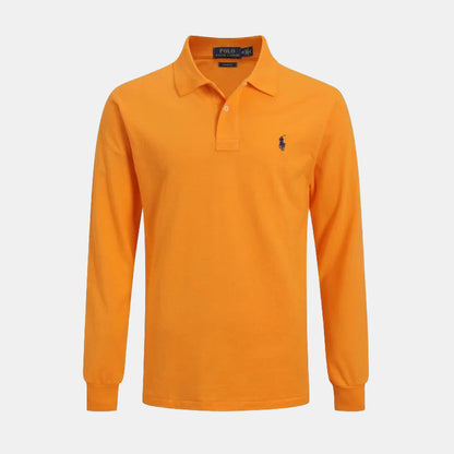 Long-Sleeve Premium Polo