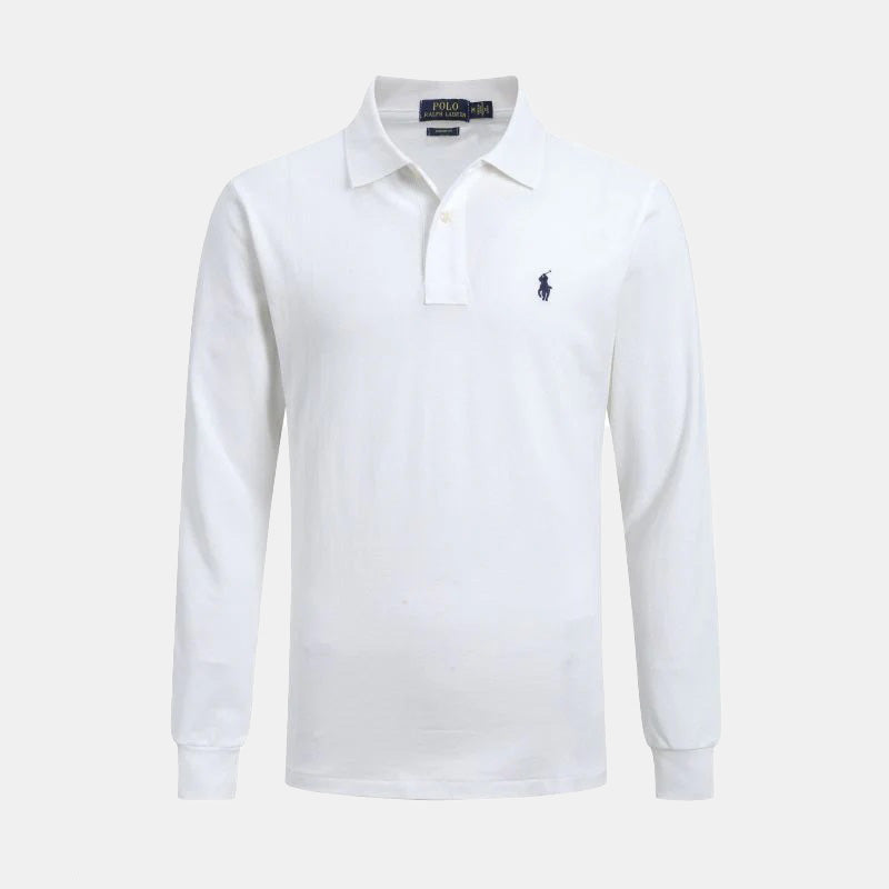 Long-Sleeve Premium Polo