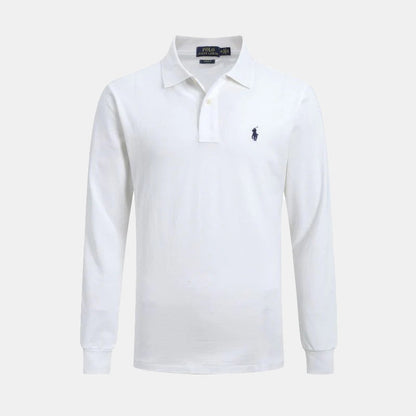 Long-Sleeve Premium Polo