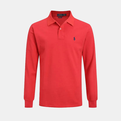 Long-Sleeve Premium Polo