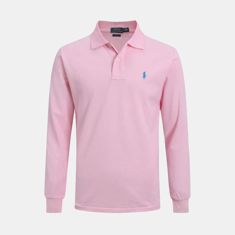Long-Sleeve Premium Polo