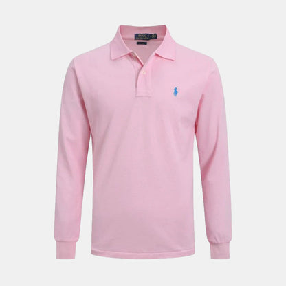 Long-Sleeve Premium Polo