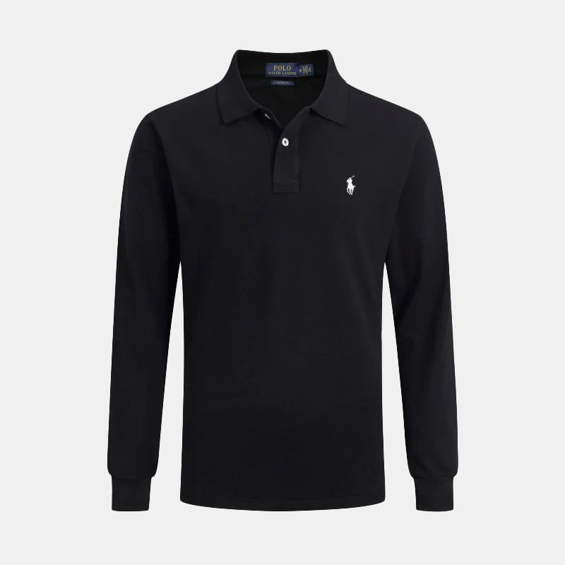 Long-Sleeve Premium Polo