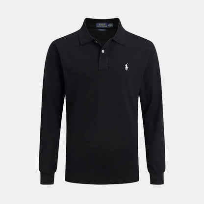 Long-Sleeve Premium Polo