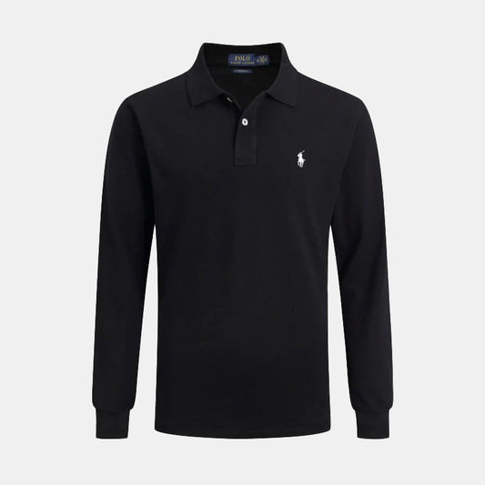 Long-Sleeve Premium Polo