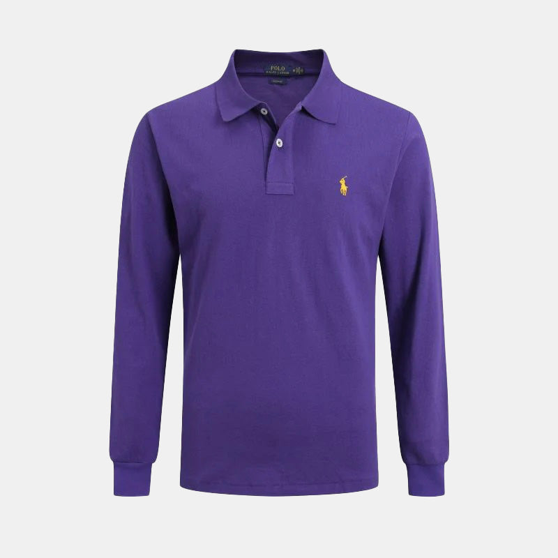 Long-Sleeve Premium Polo
