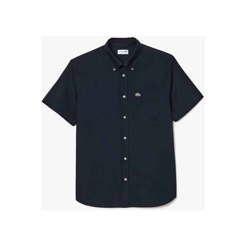 Short-Sleeved Oxford Shirt