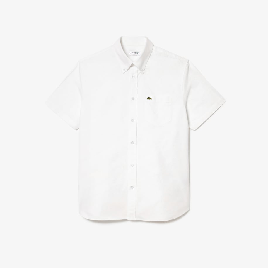 Short-Sleeved Oxford Shirt