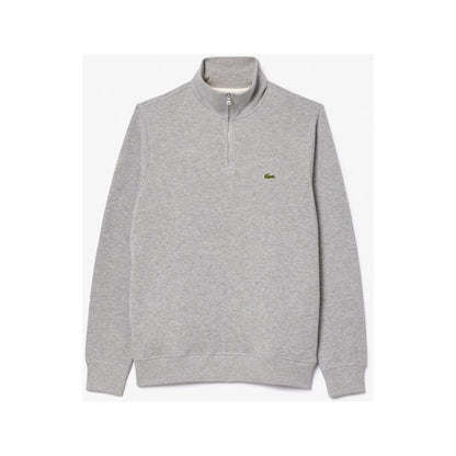 Zippered Stand-up Collar Sweatshirt