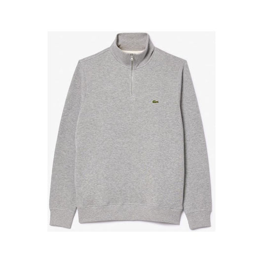Zippered Stand-up Collar Sweatshirt