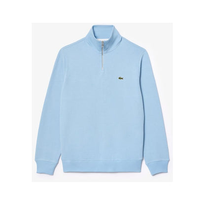 Zippered Stand-up Collar Sweatshirt