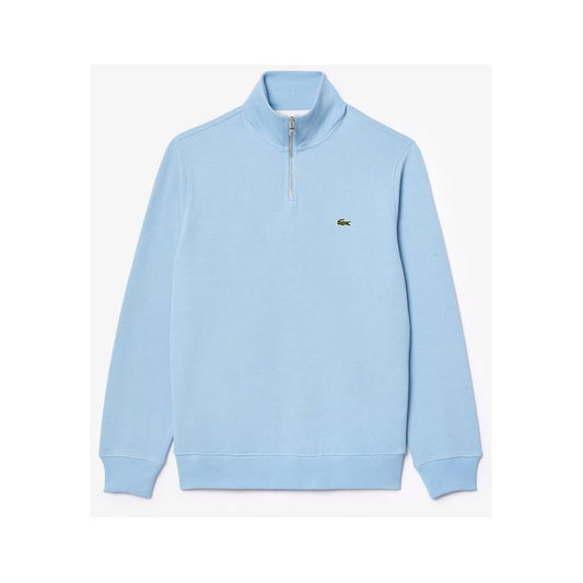 Zippered Stand-up Collar Sweatshirt