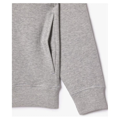Zippered Stand-up Collar Sweatshirt